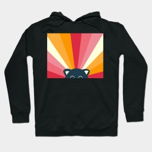 Retro Blast Cat Hoodie